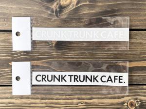 CRUNK TRUNK CAFE ロゴ切り文字S